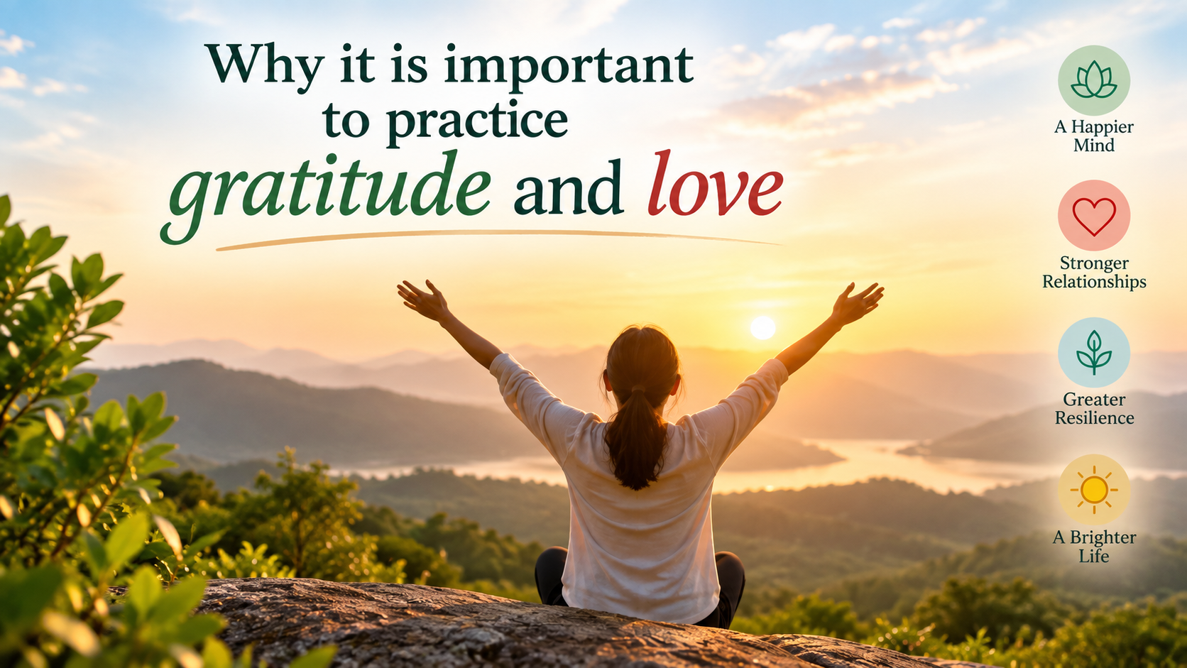 Why it is important to practice gratitude and love